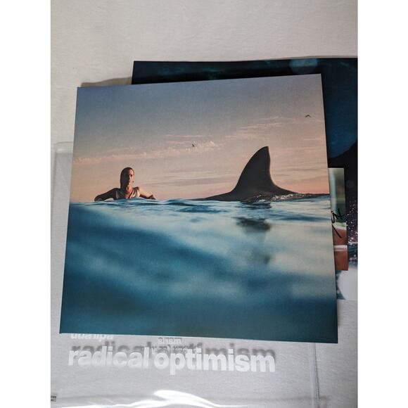 Dua Lipa Vinyl Hand Signed Insert Radical Optimism New Autograph Blue And White - Picture 9 of 11